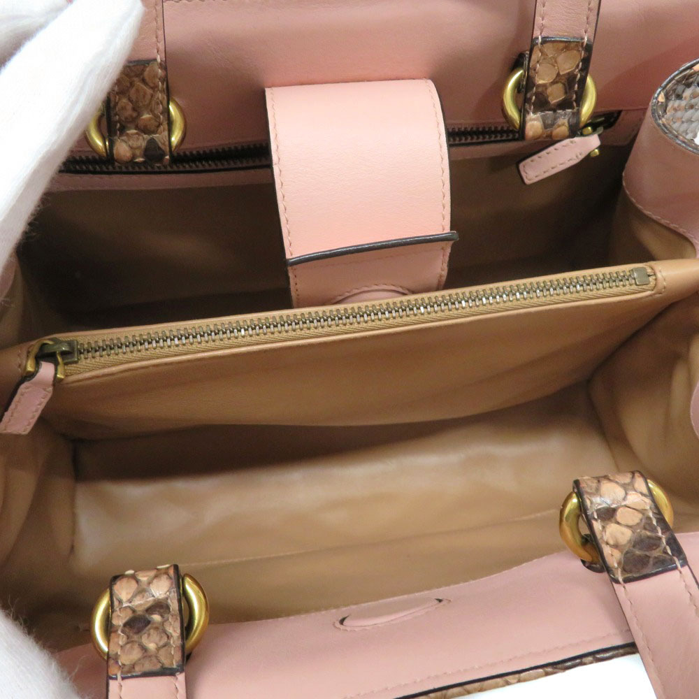 Gucci GG Marmont Bag Handbag Python Snakeskin Lea… - image 8